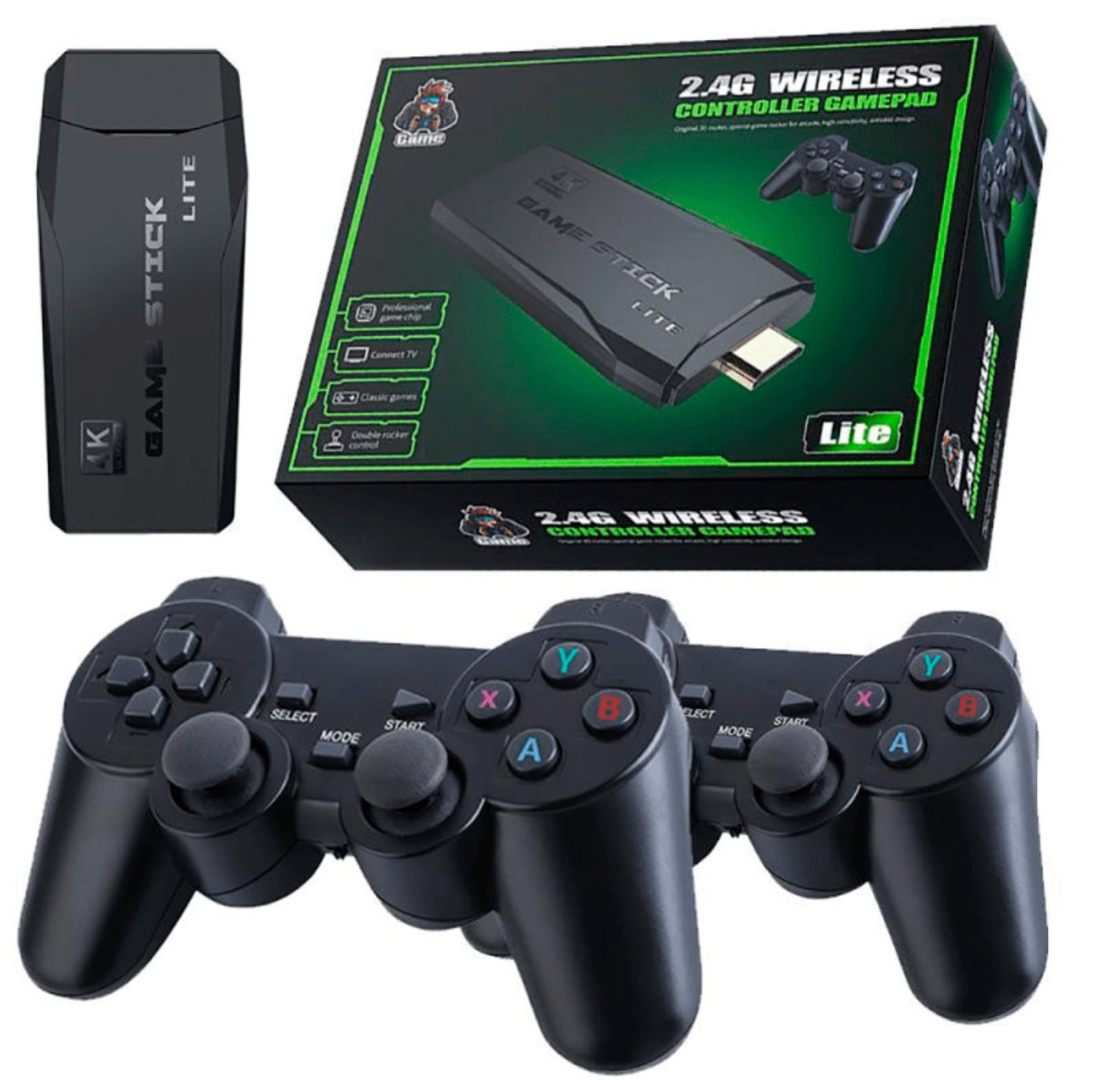 Game Stick Consola Retro Gamepad USB