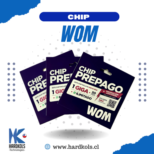 Chip (Sim card) Prepago Wom