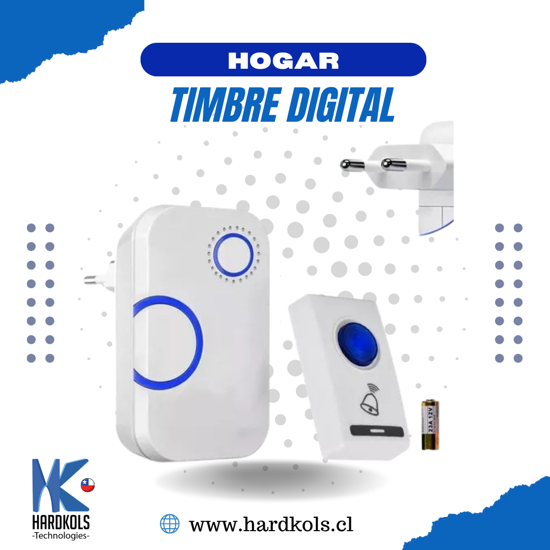 Timbre digital inalámbrico 100 metros