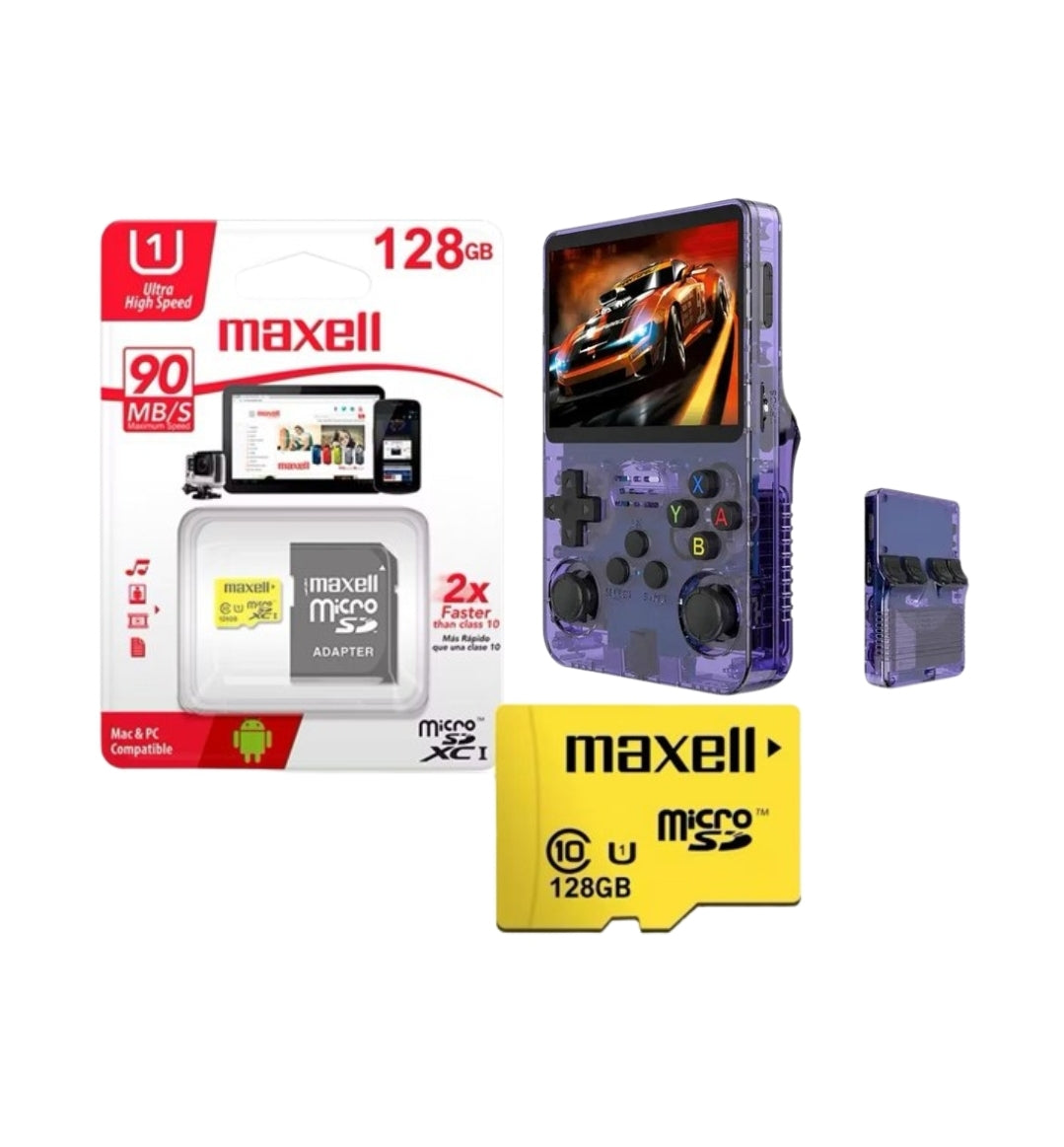 Memoria R36S Maxell Micro SD 128GB 90 MB/S